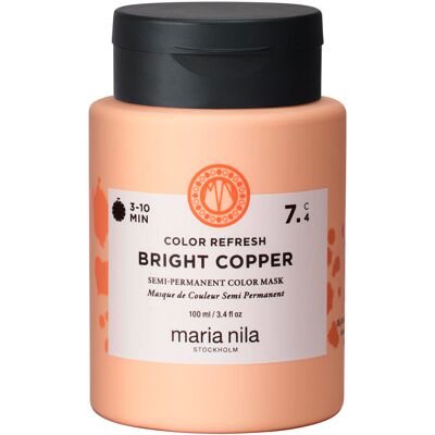 Maria Nila Colour Refresh Farbhaarmaske 7.4 Bright Copper, 100 ml Maria Nila Colour Refresh Farbhaarmaske 7.4 Bright Copper, 100 ml