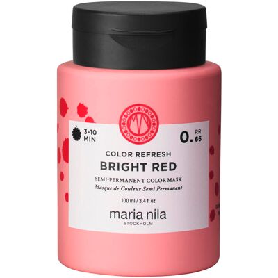 Maria Nila Colour Refresh Farbhaarmaske 0.66 Bright Red, 100 ml Maria Nila Colour Refresh Farbhaarmaske 0.66 Bright Red, 100 ml