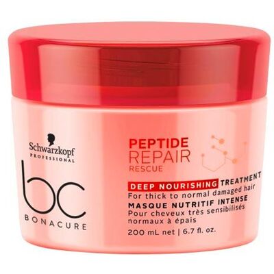 Schwarzkopf Professional BC BONACURE Peptide Repair Rescue Deep Nourishing Treatment 200 ml Schwarzkopf Professional BC BONACURE Peptide Repair Rescue Deep Nourishing Treatment 200 ml