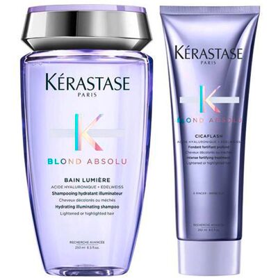 Kérastase Blond Absolu Lumière Pflegeset für blondiertes und blondes Haar Kérastase Blond Absolu Lumière Pflegeset für blondiertes und blondes Haar