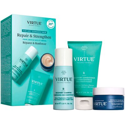 Virtue Recovery Kit – Haarpflege-Set – Repariert geschädigtes Haar Virtue Recovery Kit – Haarpflege-Set – Repariert geschädigtes Haar