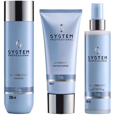 System Professional LipidCode LuxeBlond Coolness Set - Haarkur System Professional LipidCode LuxeBlond Coolness Set - Haarkur