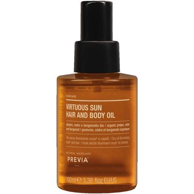 PREVIA Virtuous Sun Hair and Body Oil 100 ml PREVIA Virtuous Sun Hair and Body Oil 100 ml