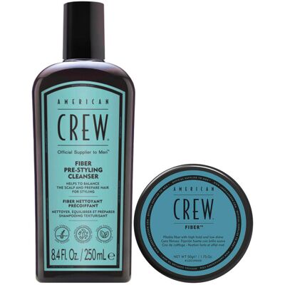American Crew Fiber + Cleanser Set American Crew Fiber + Cleanser Set