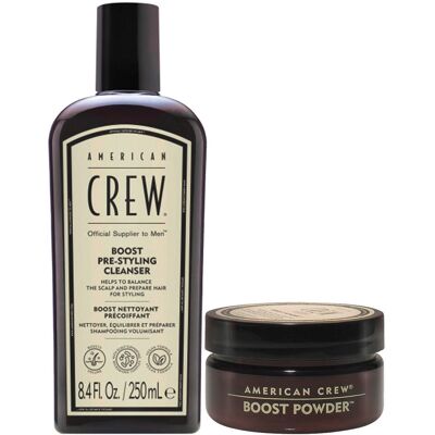 American Crew Boost Cleanser + Powder Set American Crew Boost Cleanser + Powder Set