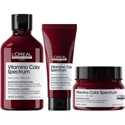 L'Oréal Professionnel Paris Serie Expert Vitamino Color Spectrum Trio Set L'Oréal Professionnel Paris Serie Expert Vitamino Color Spectrum Trio Set