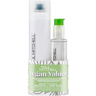 Paul Mitchell Save On Vegan Value Smooth + Stay Duo Paul Mitchell Save On Vegan Value Smooth + Stay Duo