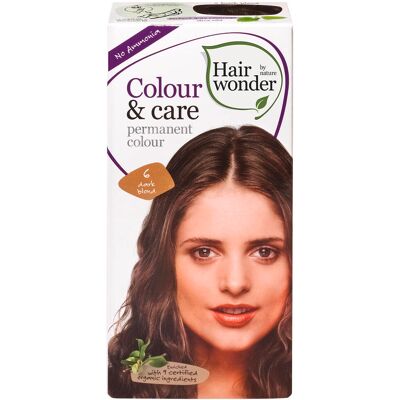 Hairwonder Colour & Care permanent colour 6 dark blond 100 ml Hairwonder Colour & Care permanent colour 6 dark blond 100 ml