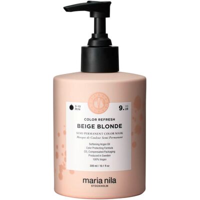 Maria Nila Colour Refresh Farbhaarmaske 9.23 Beige Blonde, 300 ml Maria Nila Colour Refresh Farbhaarmaske 9.23 Beige Blonde, 300 ml
