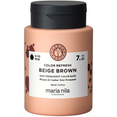Maria Nila Colour Refresh Farbhaarmaske 7.23 Beige Brown, 100 ml Maria Nila Colour Refresh Farbhaarmaske 7.23 Beige Brown, 100 ml