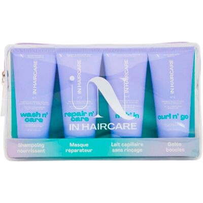 IN Haircare TRAVEL N’ GO Pouch with 4 minis 400 ml IN Haircare TRAVEL N’ GO Pouch with 4 minis 400 ml