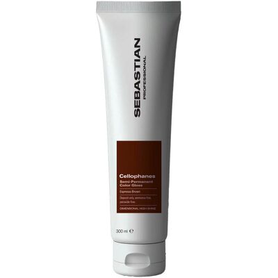 Sebastian Cellophanes Semi-Permanent Color Gloss Espresso Brown 300 ml Sebastian Cellophanes Semi-Permanent Color Gloss Espresso Brown 300 ml