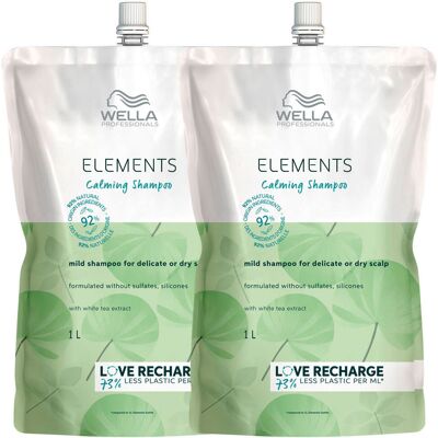 Wella Professionals Elements Calming Shampoo Nachfüllpack Set Wella Professionals Elements Calming Shampoo Nachfüllpack Set