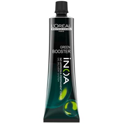 L'Oréal Professionnel Paris INOA No Ammonia Permanent Color Booster Grün 60 ml L'Oréal Professionnel Paris INOA No Ammonia Permanent Color Booster Grün 60 ml
