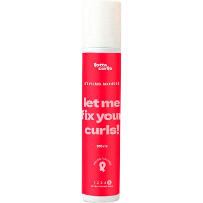 lotta curls Styling Mousse 200 ml lotta curls Styling Mousse 200 ml