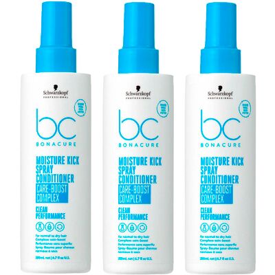 Schwarzkopf Professional BC Bonacure MOISTURE KICK Spray Conditioner 3er Set 3 x 200 ml Schwarzkopf Professional BC Bonacure MOISTURE KICK Spray Conditioner 3er Set 3 x 200 ml
