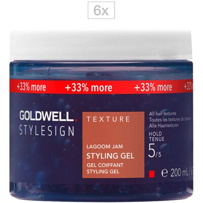 Goldwell StyleSign Texture Lagoom Jam Styling Gel 6er Set 6 x 200 ml Goldwell StyleSign Texture Lagoom Jam Styling Gel 6er Set 6 x 200 ml