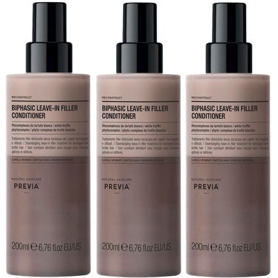 PREVIA Reconstruct Filler Biphasic Leave-In 3er Set 3 x 200 ml PREVIA Reconstruct Filler Biphasic Leave-In 3er Set 3 x 200 ml