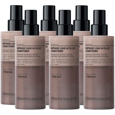 PREVIA Reconstruct Filler Biphasic Leave-In 6er Set 6 x 200 ml PREVIA Reconstruct Filler Biphasic Leave-In 6er Set 6 x 200 ml