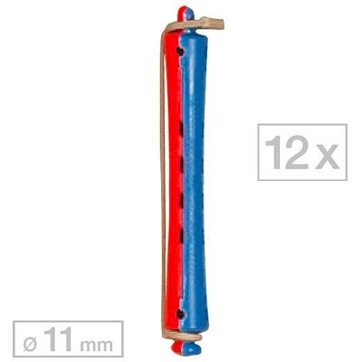 Efalock Dauerwellwickler lang Blau/Rot Ø 11 mm, Pro Packung 12 Stück Efalock Dauerwellwickler lang Blau/Rot Ø 11 mm, Pro Packung 12 Stück