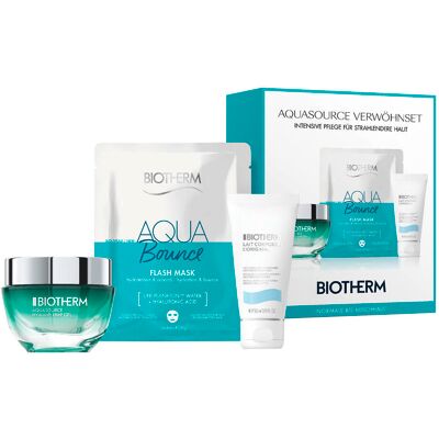 Biotherm Aquasource Hydrationsset mit Hyalu Plump Gel & Maske Biotherm Aquasource Hydrationsset mit Hyalu Plump Gel & Maske
