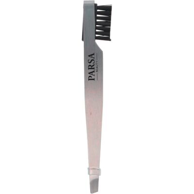 PARSA Beauty Pinzette mit Augenbrauenbürstchen PARSA Beauty Pinzette mit Augenbrauenbürstchen