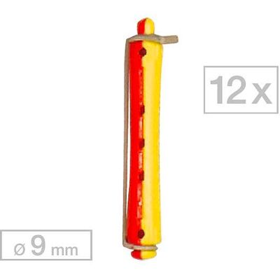 Efalock Dauerwellwickler kurz Rot/Gelb Ø 9 mm, Pro Packung 12 Stück Efalock Dauerwellwickler kurz Rot/Gelb Ø 9 mm, Pro Packung 12 Stück