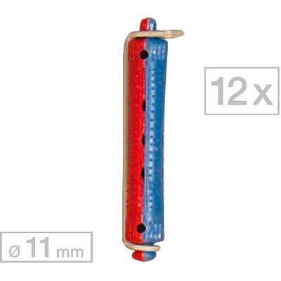 Efalock Dauerwellwickler kurz Blau/Rot Ø 11 mm, Pro Packung 12 Stück Efalock Dauerwellwickler kurz Blau/Rot Ø 11 mm, Pro Packung 12 Stück