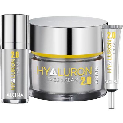 Alcina Hyaluron 2.0 Set (Gesichtscreme + Augen-Gel + Face-Gel) Alcina Hyaluron 2.0 Set (Gesichtscreme + Augen-Gel + Face-Gel)