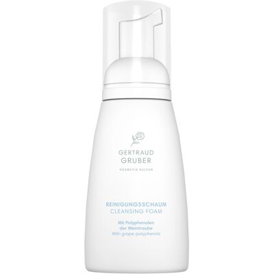 Gertraud Gruber Reinigungsschaum - Feuchtigkeitsarm, mit Weintraubenextrakt, 200/150ml Gertraud Gruber Reinigungsschaum - Feuchtigkeitsarm, mit Weintraubenextrakt, 200/150ml