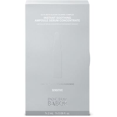 BABOR DOCTOR BABOR SENSITIVE INSTANT SOOTHING AMPOULE SERUM CONCENTRATE 7 x 2 ml BABOR DOCTOR BABOR SENSITIVE INSTANT SOOTHING AMPOULE SERUM CONCENTRATE 7 x 2 ml