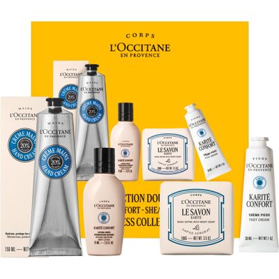 L'Occitane Karité Confort Set (Handcreme 150ml + Lotion 75ml + Seife 10g + Fußcreme 30ml) L'Occitane Karité Confort Set (Handcreme 150ml + Lotion 75ml + Seife 10g + Fußcreme 30ml)