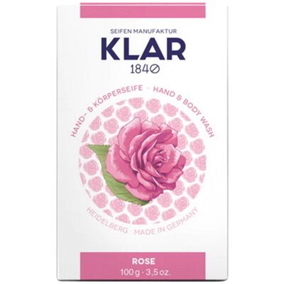 KLAR Hand- & Körperseife ROSE 100 g KLAR Hand- & Körperseife ROSE 100 g