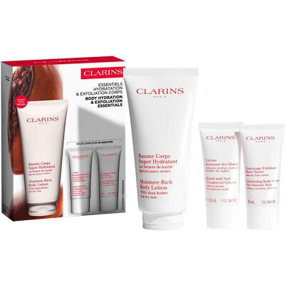Clarins Body Hydration & Exfoliation Essentials Clarins Body Hydration & Exfoliation Essentials