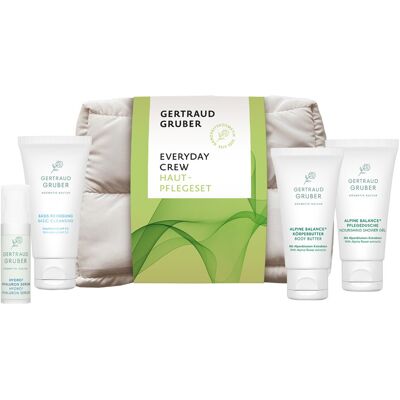 95ml GERTRAUD GRUBER Everyday Crew Hautpflegeset (Reinigung 30ml + Serum 5ml + Showergel 30ml + Butter 30ml) 95ml GERTRAUD GRUBER Everyday Crew Hautpflegeset (Reinigung 30ml + Serum 5ml + Showergel 30ml + Butter 30ml)