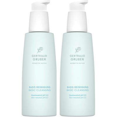 GERTRAUD GRUBER Basis Reinigung hautneutral Duo 2 x 200 ml GERTRAUD GRUBER Basis Reinigung hautneutral Duo 2 x 200 ml
