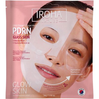 34g IROHA nature Colour Change Hydrogel Mask PDRN Glass Skin (1 Stück) 34g IROHA nature Colour Change Hydrogel Mask PDRN Glass Skin (1 Stück)