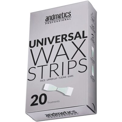 20 Stück andmetics professional Universal Wax Strips 20 Stück andmetics professional Universal Wax Strips