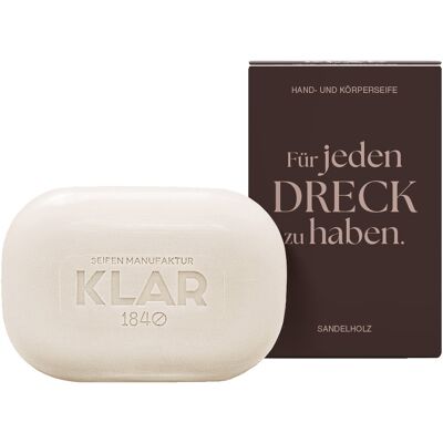 KLAR Duschseife Sandelholz 135 g KLAR Duschseife Sandelholz 135 g