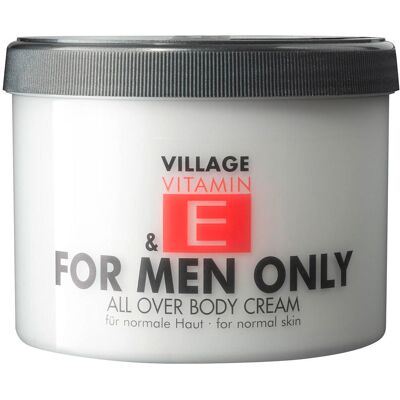 Village Vitamin E Bodycream For Men Only 500 ml Village Vitamin E Bodycream For Men Only 500 ml