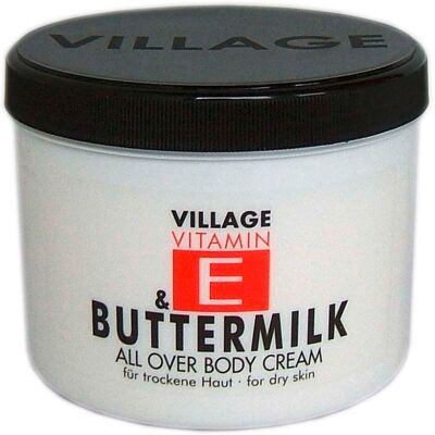 Village Vitamin E Buttermilk All Over Body Cream 500 ml Village Vitamin E Buttermilk All Over Body Cream 500 ml