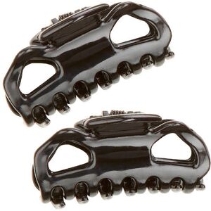H+B Italia Haarklammer mittel Schwarz, Pro Packung 2 Stück H+B Italia Haarklammer mittel Schwarz, Pro Packung 2 Stück