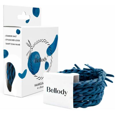 Bellody Original Haargummis Blue Jeans 4 Stück Bellody Original Haargummis Blue Jeans 4 Stück