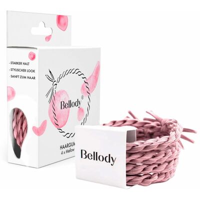 Bellody Original Haargummis Mellow Rose 4 Stück Bellody Original Haargummis Mellow Rose 4 Stück