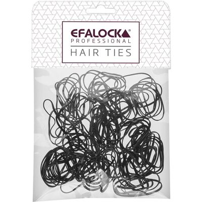 Efalock Rasta-Haargummi schwarz dünn/klein Efalock Rasta-Haargummi schwarz dünn/klein