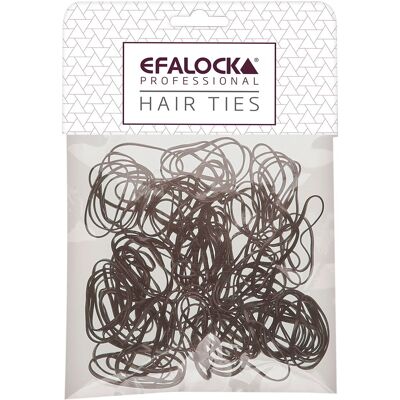 Efalock Rasta-Haargummi braun dünn/klein Efalock Rasta-Haargummi braun dünn/klein