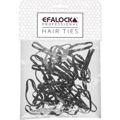Efalock Schwarze Haargummis - Haarbänder Efalock Schwarze Haargummis - Haarbänder