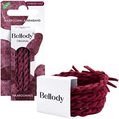 4 Stück Bellody Haargummis Bordeaux 4 Stück Bellody Haargummis Bordeaux