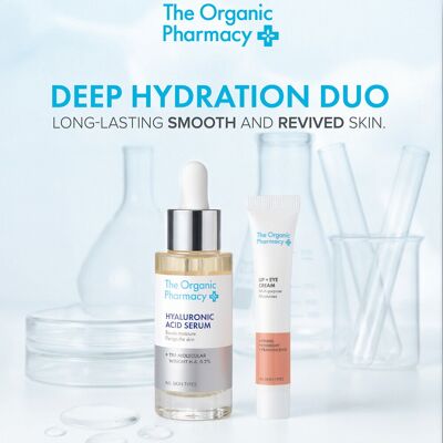 45ml The Organic Pharmacy Deep Hydration Duo Set (Serum 30ml + Cream 15ml) 45ml The Organic Pharmacy Deep Hydration Duo Set (Serum 30ml + Cream 15ml)
