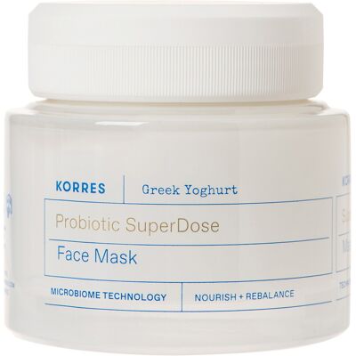100ml KORRES Greek Yoghurt Probiotic SuperDose Face Mask 100ml KORRES Greek Yoghurt Probiotic SuperDose Face Mask